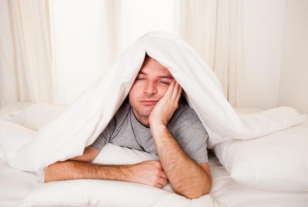 a man who couldn't sleep because of Phillips sleep apnea