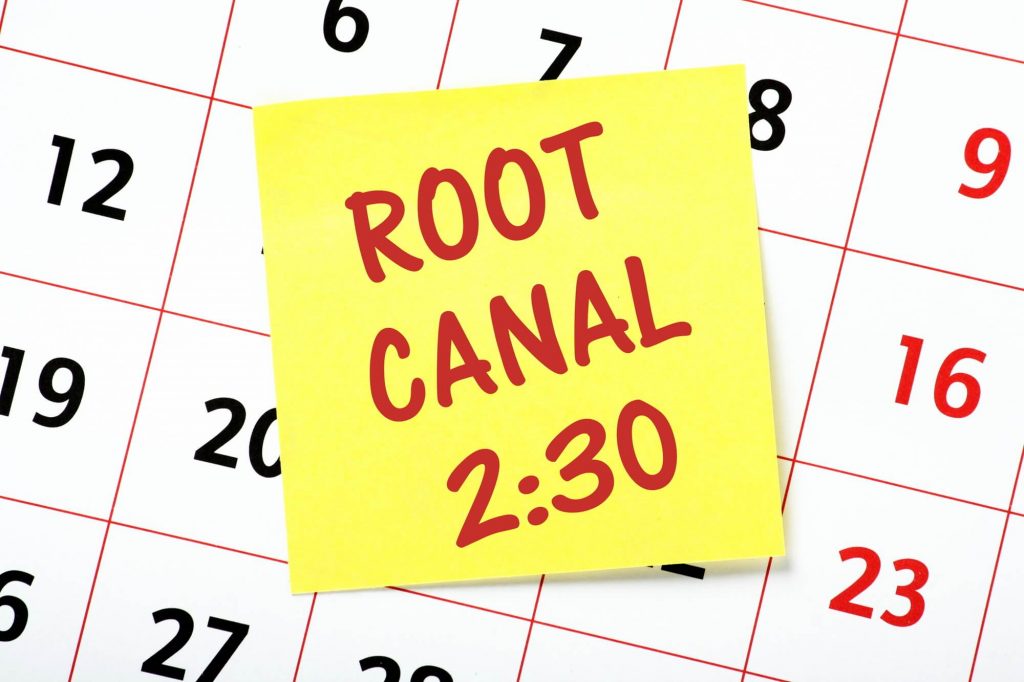 reminder of your root canal procedure in Ladysmith