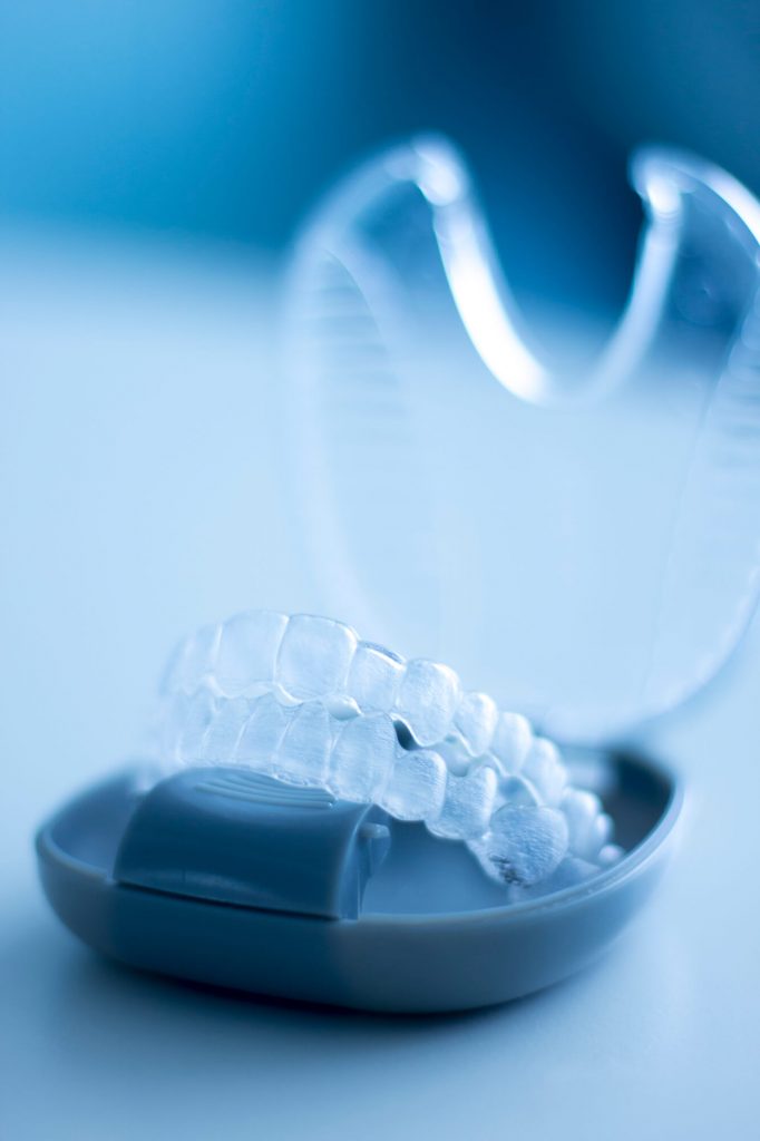 clear braces in Phillips inside a casing