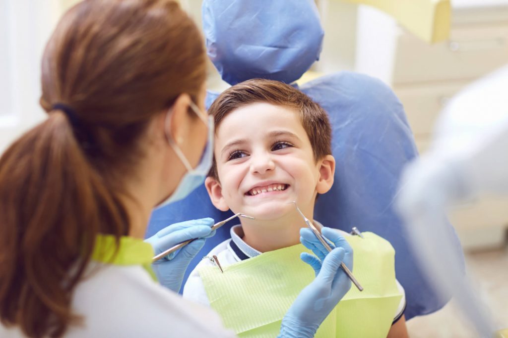 pediatric dentist in Medford with patient
